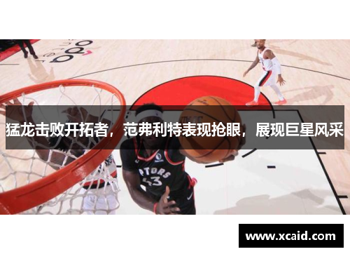 猛龙击败开拓者，范弗利特表现抢眼，展现巨星风采